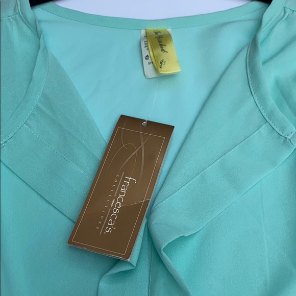 Francesca’s Blouse 3/4 Length Arm Cuffs Small - Picture 4 of 10